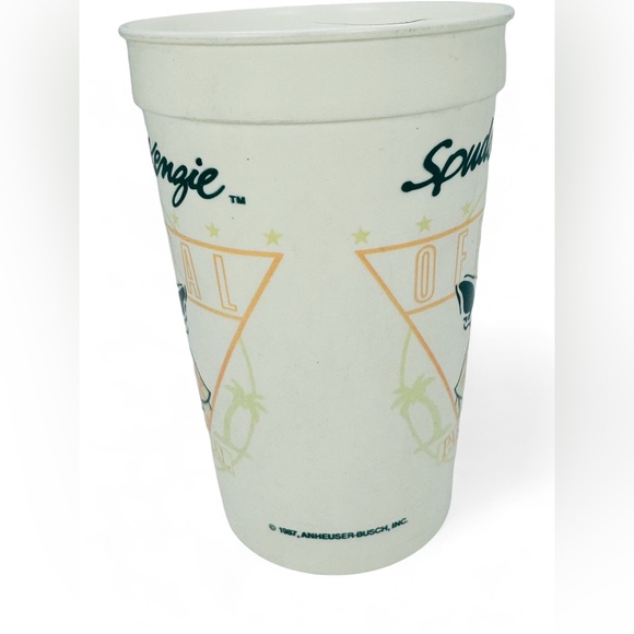 VINTAGE BUD LIGHT SPUDS MacKENZIE PARTY ANIMAL PLASTIC MUG CUP DOG 1987 - Picture 2 of 6